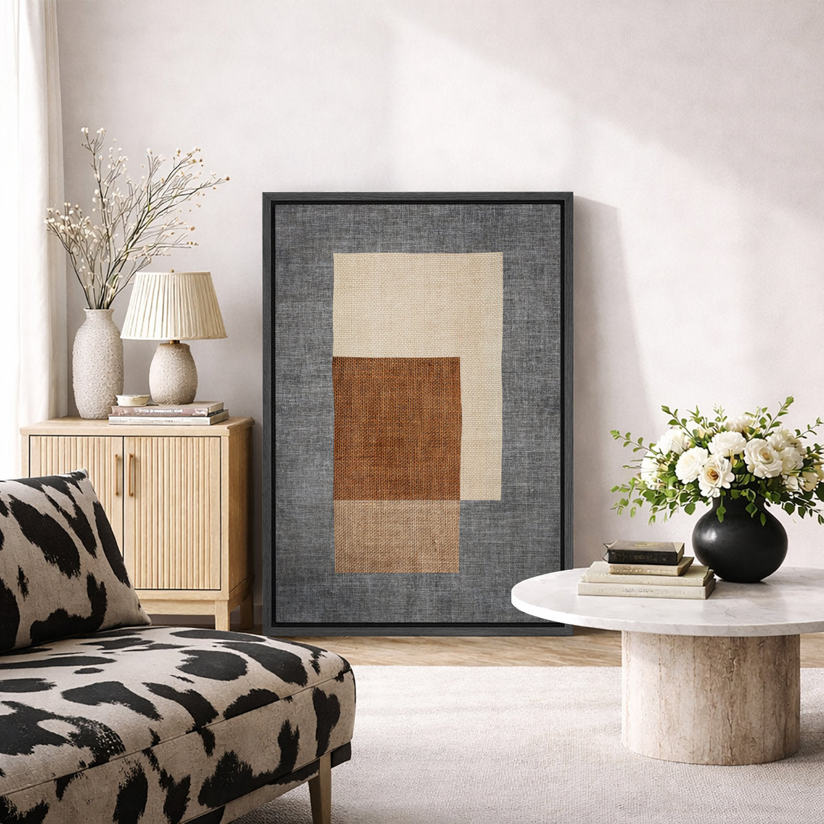 Mid Century Shape Modern Minimalist