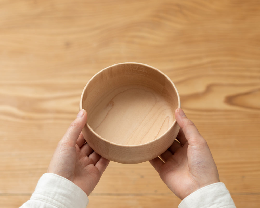Taffeta Hard Maple Salad Bowl